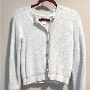 Bailey 44 Soft White Button-Up Cardigan